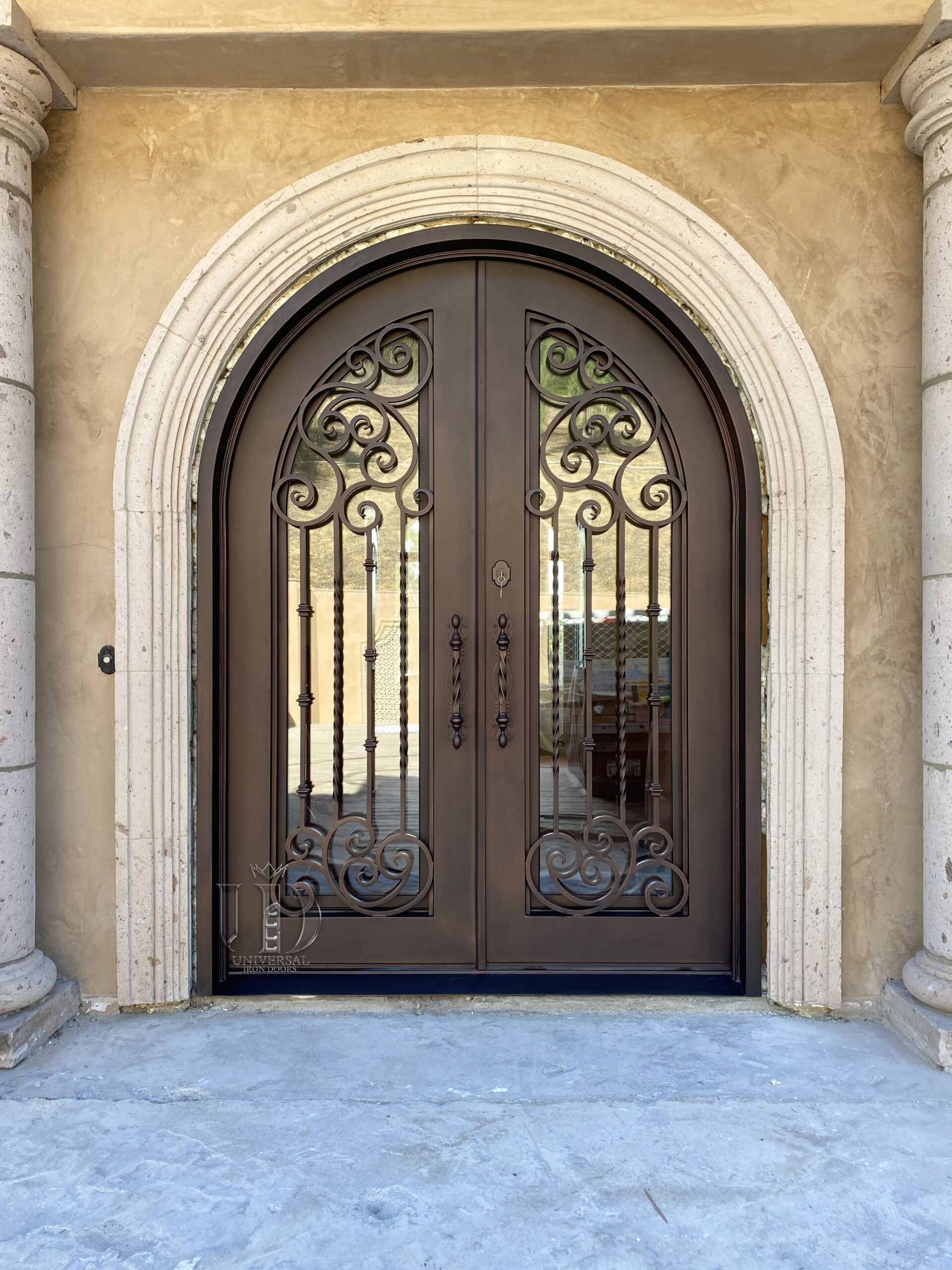 Iron Doors Arlington | Wrought Iron Front Entry Doors | Universal Iron ...