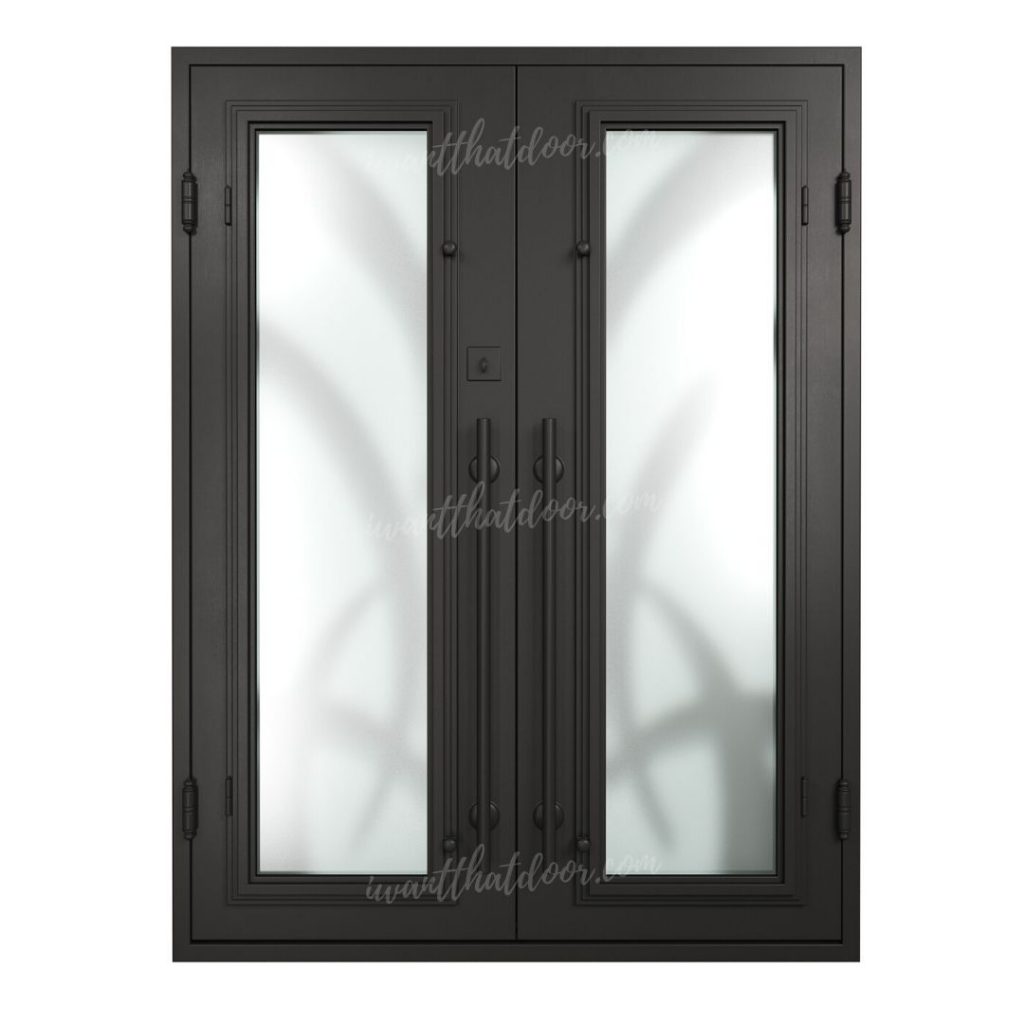 Tropical Square Top Double Entry Iron Doors | Universal ...