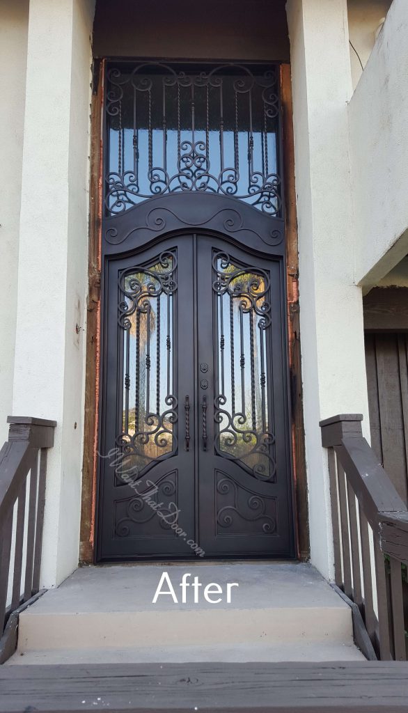 Avia Custom Top Double Entry Iron Doors | Universal Iron Doors