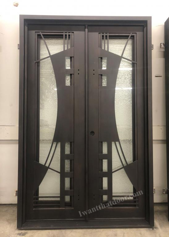 Double Entry Iron Doors