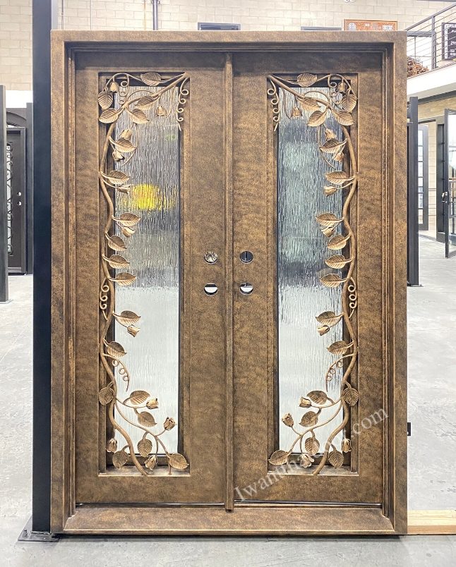 Floro Double Wrought Iron Doors