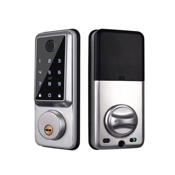 Intelligent Lock - With Fingerprint - Silver- A1